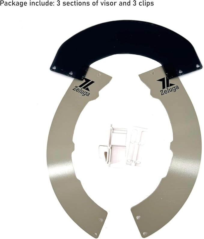 Professional Hard Hat Sun Shade Visor - Reusable and Replaceable Visor with Sun & Heat Protection, Hard Hat Attachment