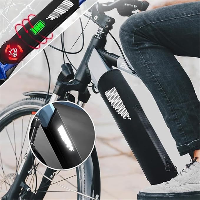 Lixada Bike Handlebar Protector Cover Dustproof Waterproof Handle Bar Cover Universal E-Bike Handlebar Cover Handle Bar Maintenance Cover for Road Bike Cycling Equipment
