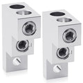 2 Pack Mechanical Panelboard Lug Grounding Mechanical Lug Two Conductors, 300 Awg, 300mcm - 6sol Wire Range