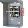 100A Manual Transfer Switch for Generator, Manual Generator Transfer Switch,100 Amp 120/240-Volt 24000W General-Duty Double-Throw Safety Switch, NEMA 3R for Outdoor and Indoor, 2P