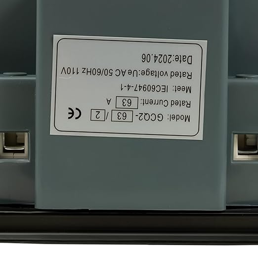 63A 2P 50HZ/60HZ Dual Power Automatic Transfer Switch CB Level AC-33iB W/450nm 2000m Laser Module TTL Driver Board 2S Quickly Toggle Self Cast Indicator Light Display (2P 63A)