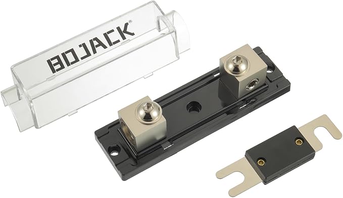 BOJACK 0/2/4 Gauge AWG in Line ANL Fuse Holder with 250 Amp Fuse
