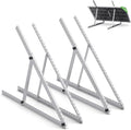 41in Adjustable Solar Panel Mount Brackets with Foldable Tilt Legs, Aluminum Mounting Stand for 100W-400W Panels, Roof, RV, Boat, Off-Grid Systems (2 Sets)