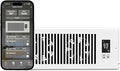 Quietcool Register Booster Fan for 4" x 12" Registers - Smart App Control - Quiet Vent Fan with Auto Thermostat - 10 Speeds