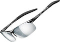 ATTCL Polarized Sunglasses Men Sports: UV Protection Anti Glare Wrap Around Lightweight Metal Driving Fishing Golf Running