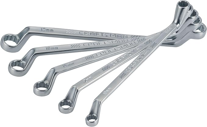 CRAFTSMAN Offset Box End Wrench Set, MM, 5 Piece (CMMT44350)