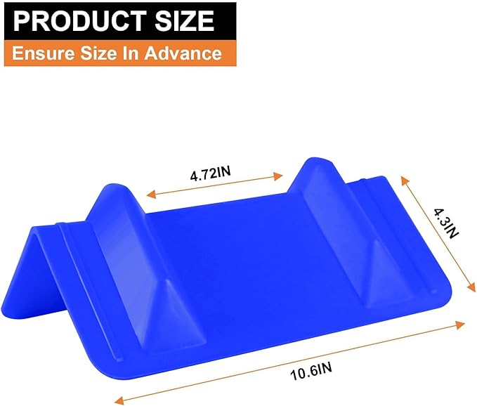 24 Pack Flatbed Edge Corner Protector for Cargo Shipping, Plastic Ratchet Strap Protectors for Tie Downs, Corner Guards for Straps Blue