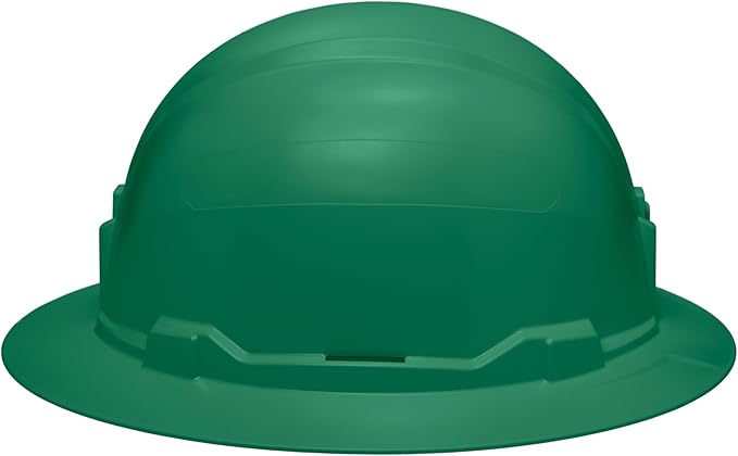 Klein Tools Hard Hat, Non-Vented Full Brim Style, Padded, Self-Wicking Odor-Resistant Sweatband, Tested up to 20kV