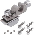 4Sets Solar Panel Photovoltaic Bolt-On Coupling Earthing Ground Lug Cable Clamp Ground Clamp with Lay in Lug for Bare Wire and Pipe