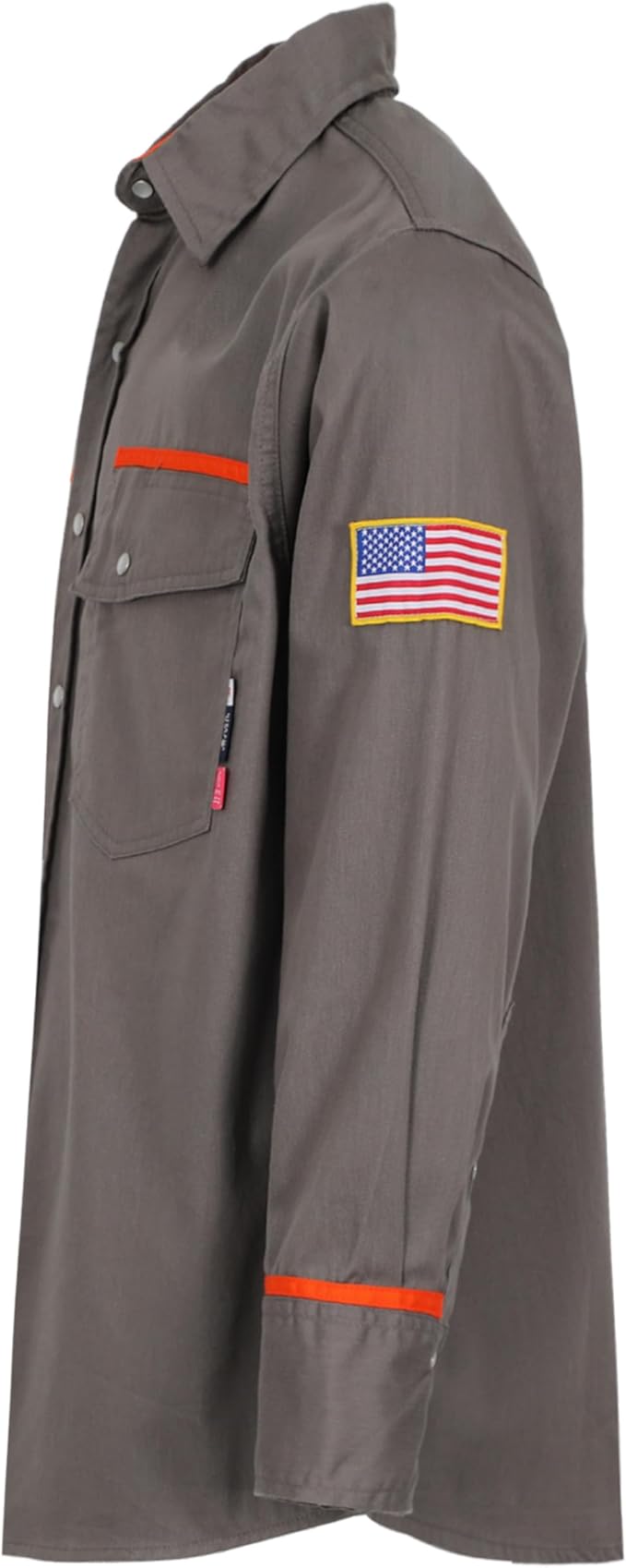 BOCOMAL FR Shirts for Men Flame Resistant Light Weight NFPA2112 Fire Retardant Welding Shirt Water & Oil Repellent Finish