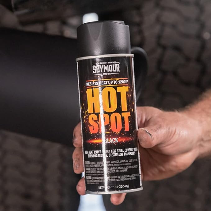 Seymour 16-1201 Hot Spot High Temperature Paints, Aluminium