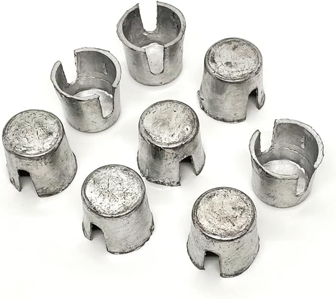 8 Pieces Battery Post Shims Caps Adapter Terminal Cable End Repair Kits for Positive or Negative Posts, Car Battery Terminal Post Connectors Battery Cover Anode Cathode Sleeves Repair Shims Tools