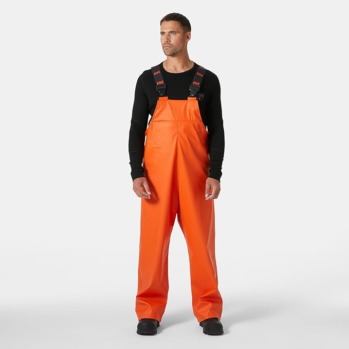 Helly Hansen Workwear Gale Waterproof Mens Bib Overalls Made from Heavy-Duty Protective Polyester/Polyurethane for Mobility