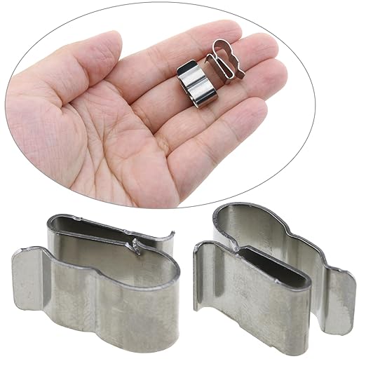 Trailer Frame Wire Clip LUORNG 10PCS Long Type 304 Stainless Steel Solar Panel Cable Clips Clamp for Cable Diameter 5.0mm - 7.60mm, 19mm Solar Panel Wire Clip, PV Module Wire Management