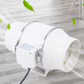 DNYSYSJ 6" Inline Duct Fan, 75W 318CFM Ventilation ExtractorFan 6" Exhaust Fans Low Noise Inline Blower 6in Duct Fan with Efficient Quiet Copper Motor for Ducting,Vents,Bathroom,Kitchen