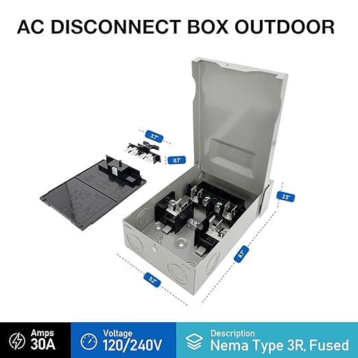Z ZDS-30F Pull-Out Disconnect Switch 30A 240V Fused