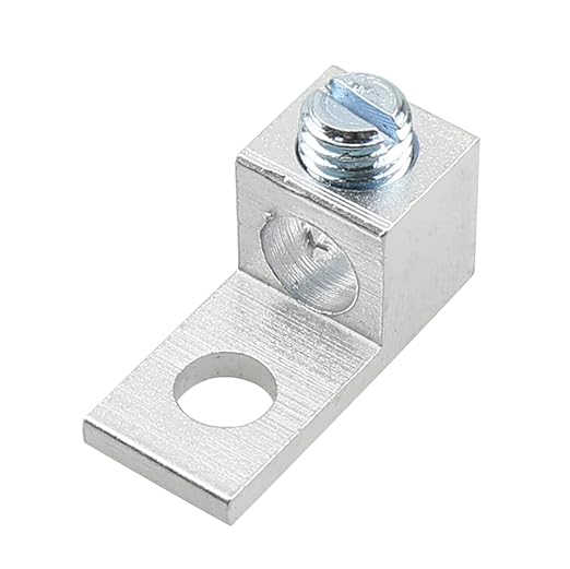 MEETOOT 8pcs Aluminum Alloy Mechanical Lugs 29x13x14mm Terminal Mechanical Lug 2AWG TA-2 1B2U