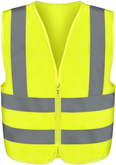 Neiko High Visibility Safety Vest ANSI Class 2, No Pocket, Neon Yellow, Extra-Large (XL)