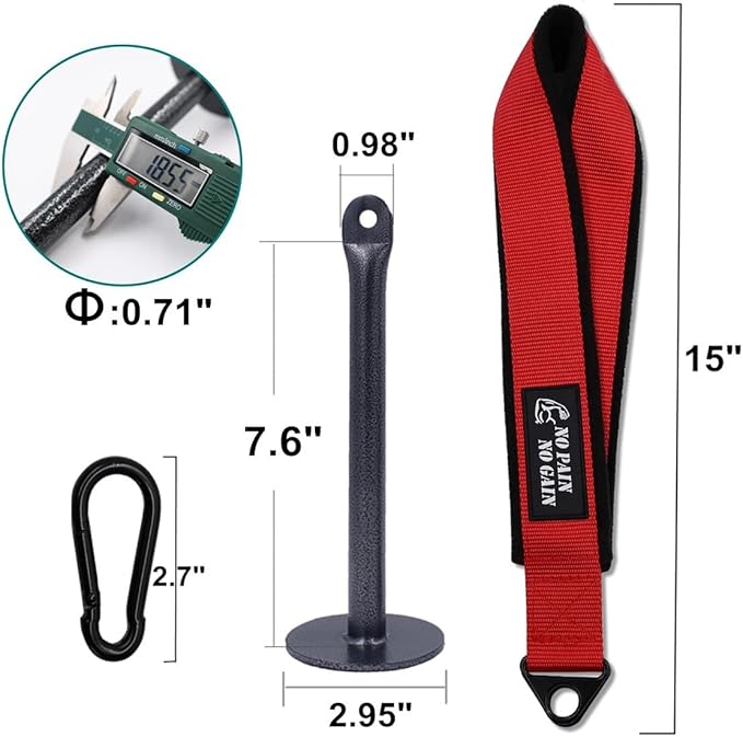 Arm Wrestling Training Strap Belt Hand Grip Arm Finger Forearm Exerciser Strengthener for Cable Machine and Free Weight