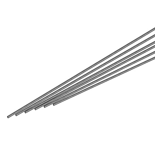 MECCANIXITY Carbon Fiber Rod, 1mm x 400mm Matte Pole Rod for RC Plane DIY Tool Wing Tube Quadcopter Arm, Pack of 25