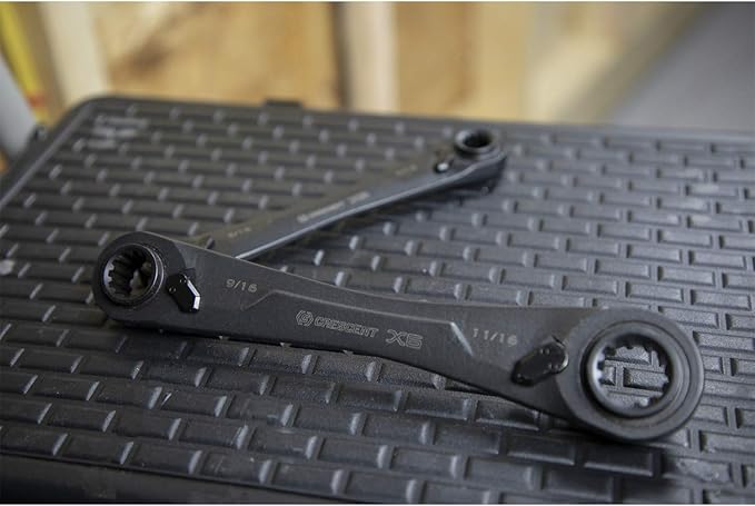 Crescent 2 Piece X6™ 4-in-1 Black Oxide Spline Ratcheting SAE Wrench Set - CX6DBS2 (Pack of 12)