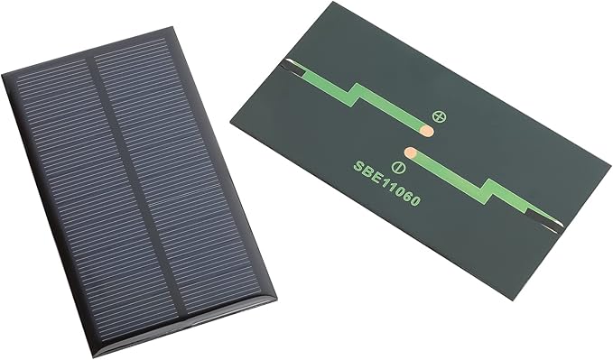 5V Micro Solar Panels, 10PCS 5V 200MA Solar Cells Kit Polycrystalline Solar Panels 110mmx60mm / 4.33''x 2.36''