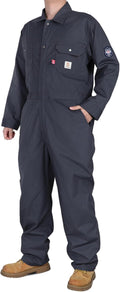 BOCOMAL FR Coverall High Visibility 6oz Lightweight Rip-Stop Flame Resistant/Fire Retardant High Vis Coveralls