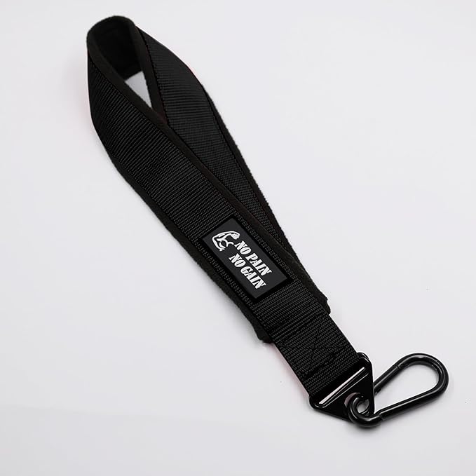 Arm Wrestling Training Strap Belt Hand Grip Arm Finger Forearm Exerciser Strengthener for Cable Machine and Free Weight