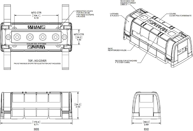 Blue Sea Systems 2719 Insulating Cover