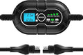 SUNER POWER 10 Amp 12V MPPT Solar Charge Controller, LCD Display + State-of-Charge, 10A Solar Panel Regulator with Temp Sensor for 12Volt Lead-Acid, AGM, Gel, Flooded and Lithium LiFePO4 Battery