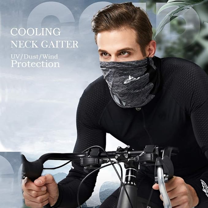 UV Protection Neck Gaiter, Adjustable Cooling Neck Gaiter for Men and Women