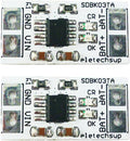 1A DC 5V Board mini MPPT Solar Charge Controller 4.2V/3.7V 3.6V/3.2V Charger Module for i-ion/Li-PO LiFePO4 Battery (2Pcs 4.2V Li-ion)