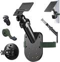 Wall Mount for Cameras and Solar Panels, 2-in-1 Pole Mount Compatible with Blink Outdoor 4 (4th Gen) & 3rd Gen & Outdoor 2K+, Ring, Solar Panel, with 1/4"-20 Screw Hole, Adjustable Angle -Black