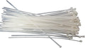 12 Inch 50 lbs TENSILE Strength Cable Ties - UV Weather Resistant Nylon Wrap Zip Ties, Professional Grade UV Weather Resistant - HEAVY DUTY (100 Natural/Clear Ties)