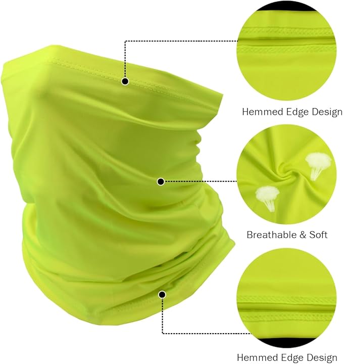 Fishing Neck Gaiter, Sun Protection Face Mask, Cooling Neck Shield Scarf Cycling Balaclava Bandana for Men and Women