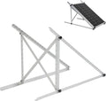 45" Solar Panel Mount Brackets Adjustable Solar Panel Tilt Mount Brackets for 100-400 Watts Solar Panel 2400Pa Windproof for Roof, RV, Ground, Boat and Off-Grid (Brackets with Cross Beams)