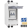 Solar Panel Disconnect Switch 30A 1000V,Miniature Circuit Breaker with IP65 Breaker Box IP65 Outdoor Waterproof Disconnect Box for RV, Solar Panel(30A 1000V)