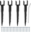 Premium No Dig Ground Anchor DIY Screw in Stake U-Model 27 Inch Fits Standard 4x4 Posts (3.5" X 3.5") Great for Mailbox and Fence Posts