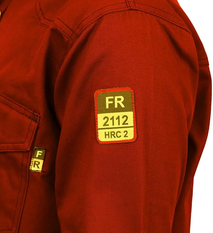 Just In Trend Flame Resistant Light Weight FR Shirt for Men - 88% Cotton, 12% Nylon, 7oz, NFPA 2112