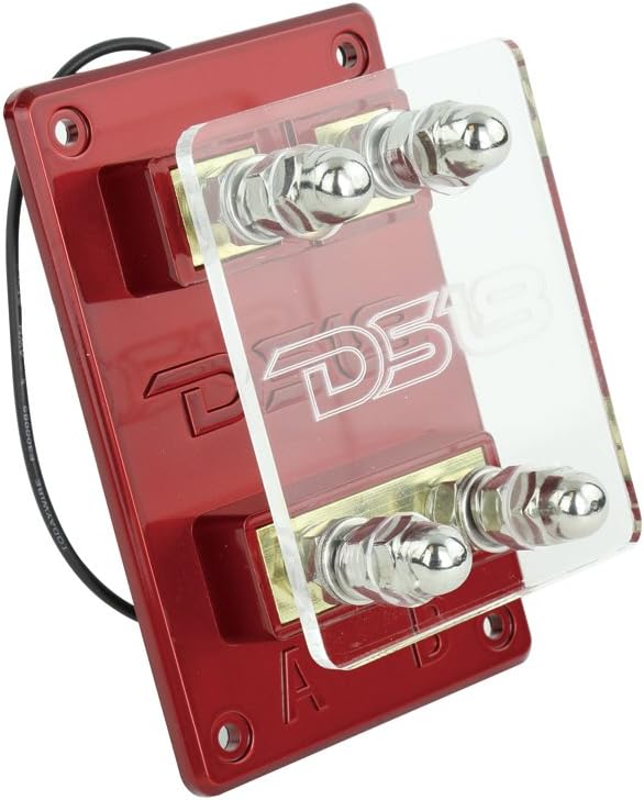 DS18 FH2W 2-Way Fuse Holder with 12 Volt Red LED Power Indicator