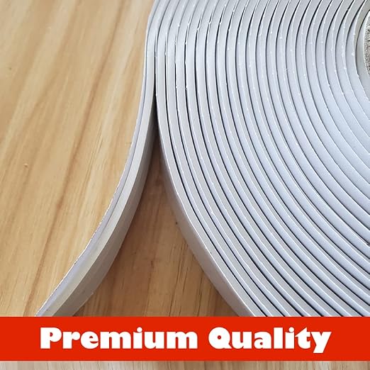 LLPT Butyl Tape White 1 Inch x 33Ft Tight Seal for Leak Proof EPDM RV Repair Window Glass Boat Sealing Roof Pipe Patching(WST233)