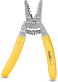 KATA 7 Inch Wire Stripper, Wire Cutter, Stripping/Cutting Tool for 6-12 AWG Stranded Wire and Shearing 8-32 Screws, Multi-function Electrician Stripper/Crimper Plier for Cable Stripping Cutting