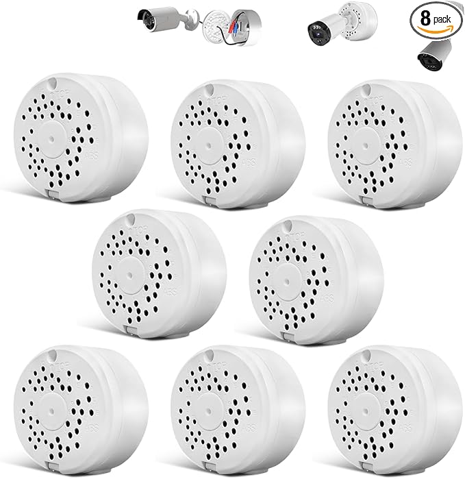 【ABS IP54 Waterproof】 Universal Bullet Security Camera Junction Box, Outdoor CCTV IP Cameras Mounting Bracket, Hide Cable Junction Base Boxes for Surveillance Camera