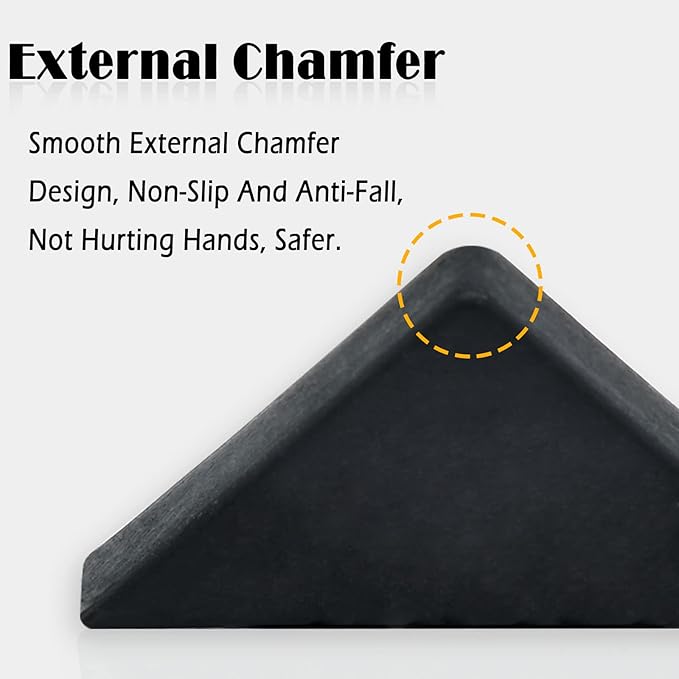 6mm(1/4inch) Black Triangle Shape Plastic Glass Corner Protector,Anti-Collision Right-Angle Plastic Corner Guard for Furniture,Wood Planks,Picture Frame, Painting, Shipping, Packing(40pcs)