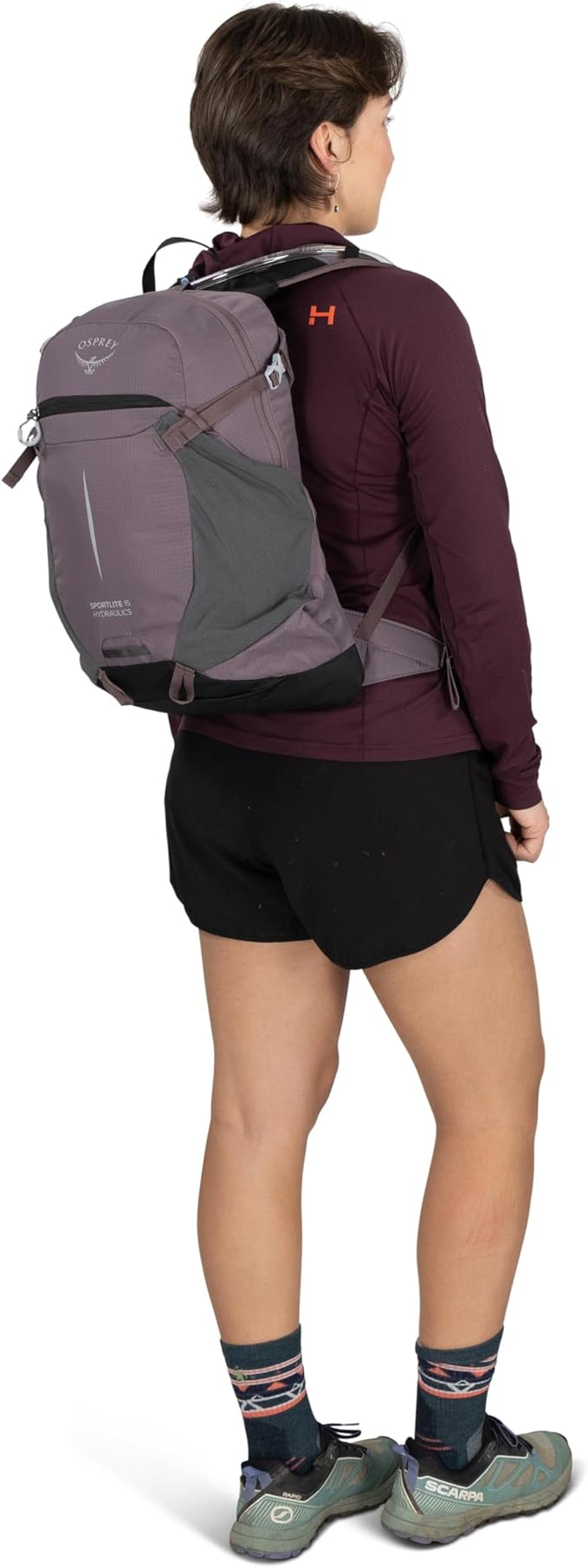 Osprey Sportlite Lightweight Hiking Backpack with Hydraulics Reservoir for Men & Women - Everyday Hydration Travel Bag