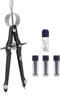 Mr. Pen- Professional Compass with Lock, Black, Compass for Geometry, Drafting Compass, Precision Compass Math