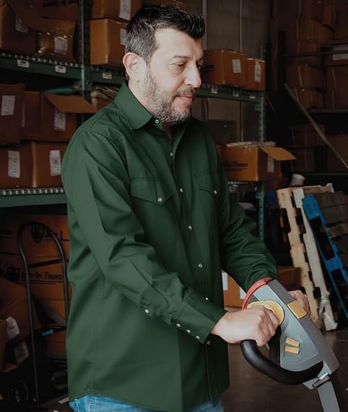 FR Welding Shirt – Flame Resistant, Fire Retardant, 100% Cotton, 7oz Lightweight