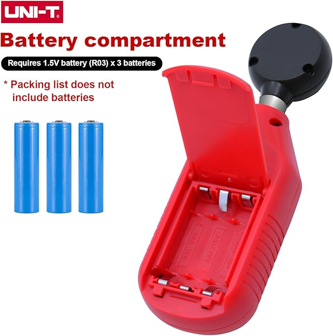 UNI-T UT383BT Digital Illuminance Light Meter Tester Lux Meter 0~199,900 Lux (0~18,500 FC) Foot Candles Luxmeter for Film Photography Plants Photometer Lighting Intensity Brightness Measurement
