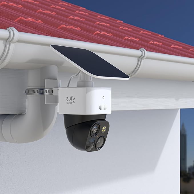 Pole Mounting Bracket for Eufy Security SoloCam S340/SoloCam E30/E42, Solar Panel Security Camera (1Pack,White)