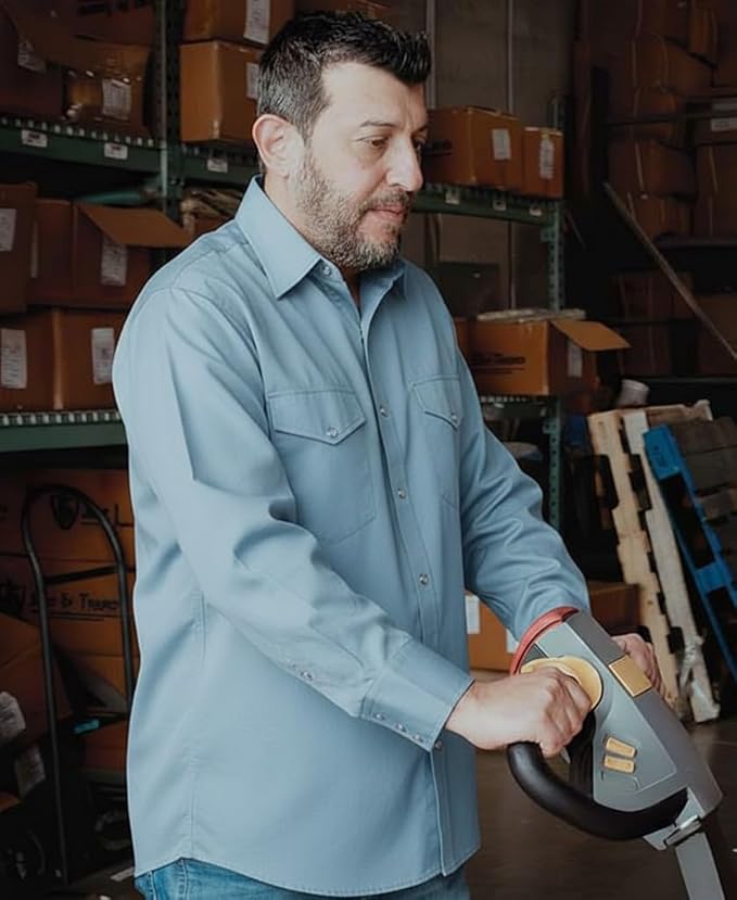 FR Welding Shirt – Flame Resistant, Fire Retardant, 100% Cotton, 7oz Lightweight